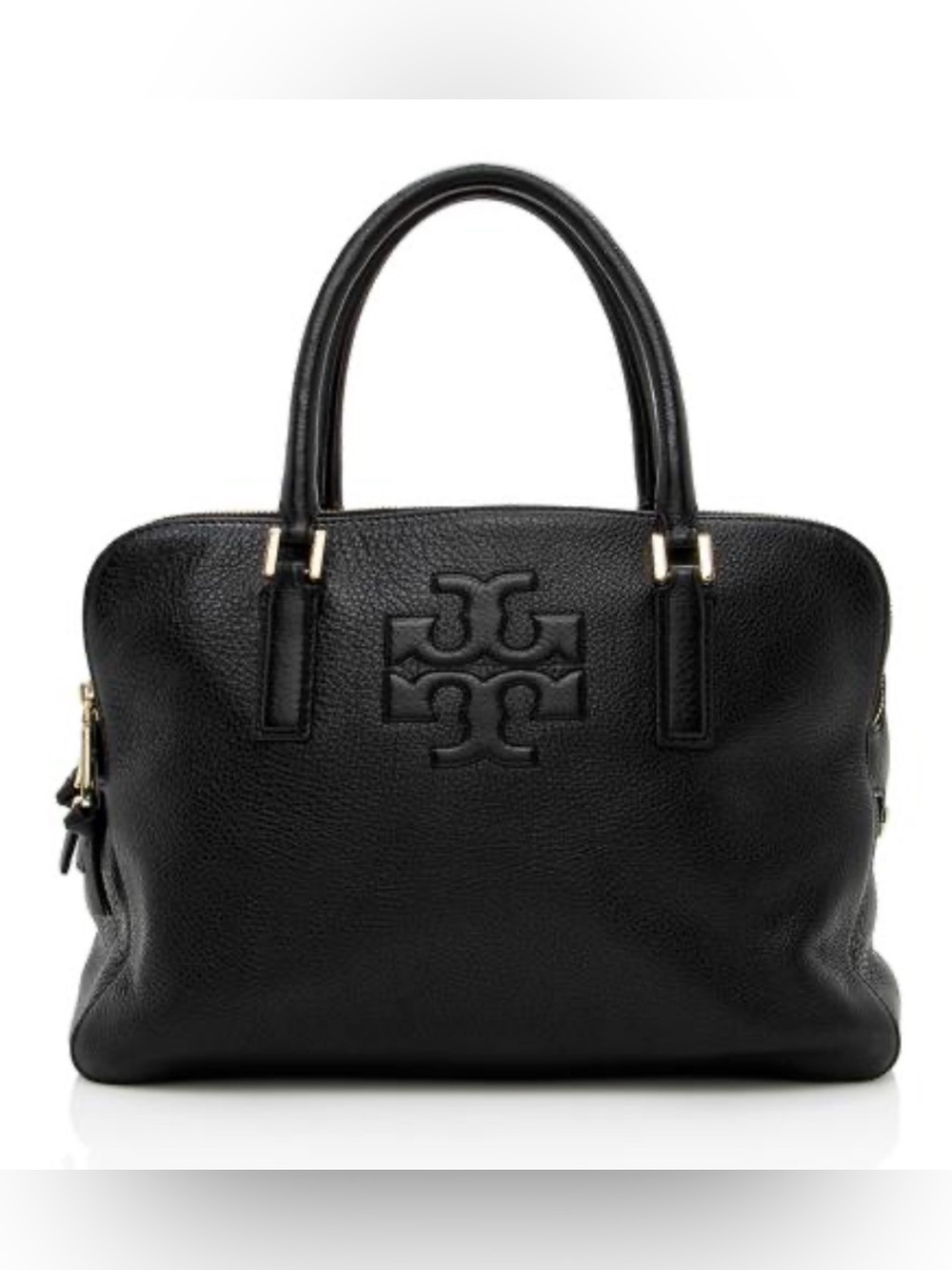 Tory Burch Thea Triple Zip Leather Satchel